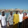 Saint-Louis, avec nos amis écrivains africains, Koudi Kane, Alfa Sy et (...)